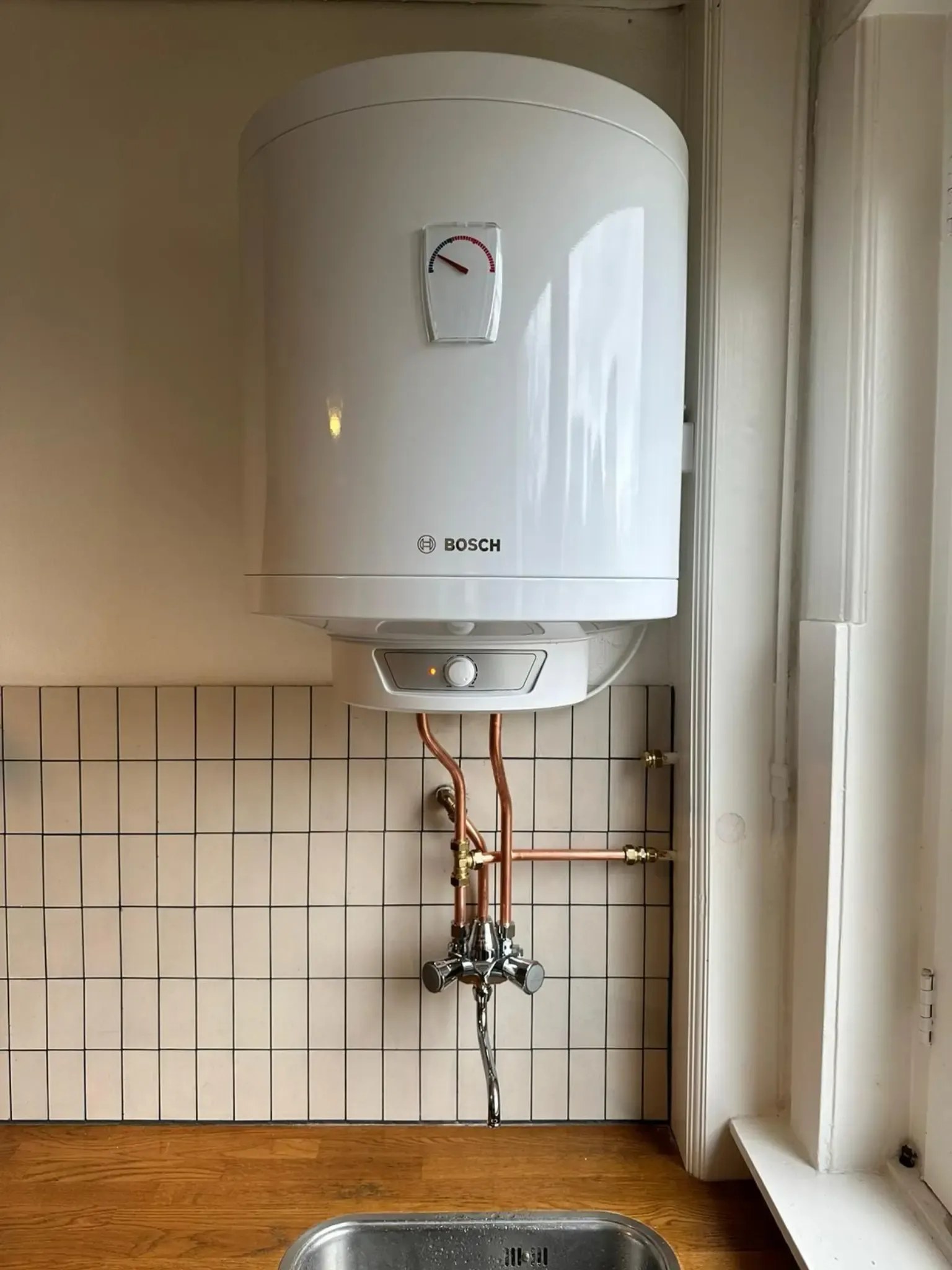 Bosch boiler installatie