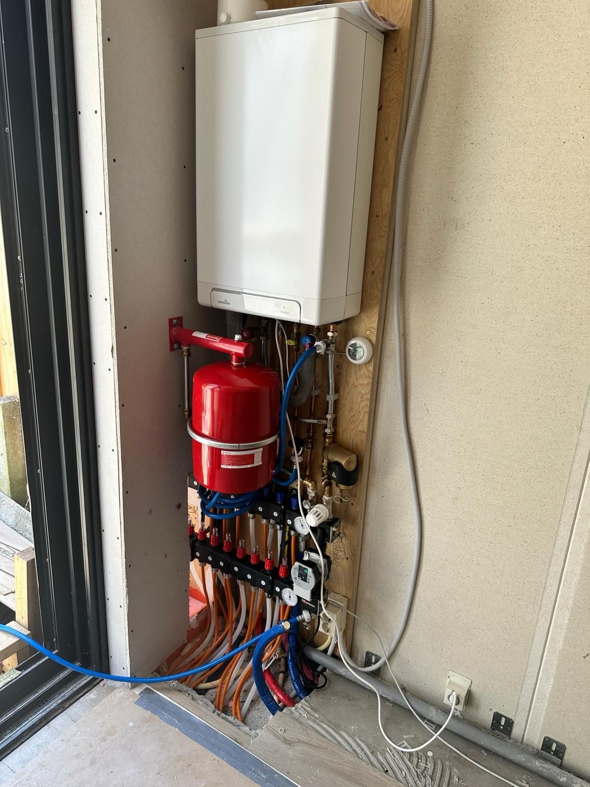 CV-ketel met vloerverwarming